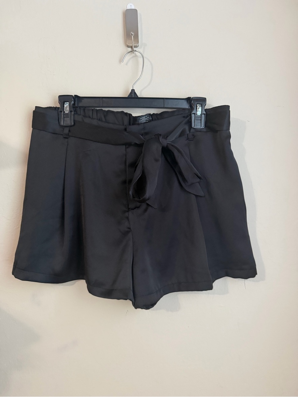 Rachel Black High-Waist Tie Belt Shorts